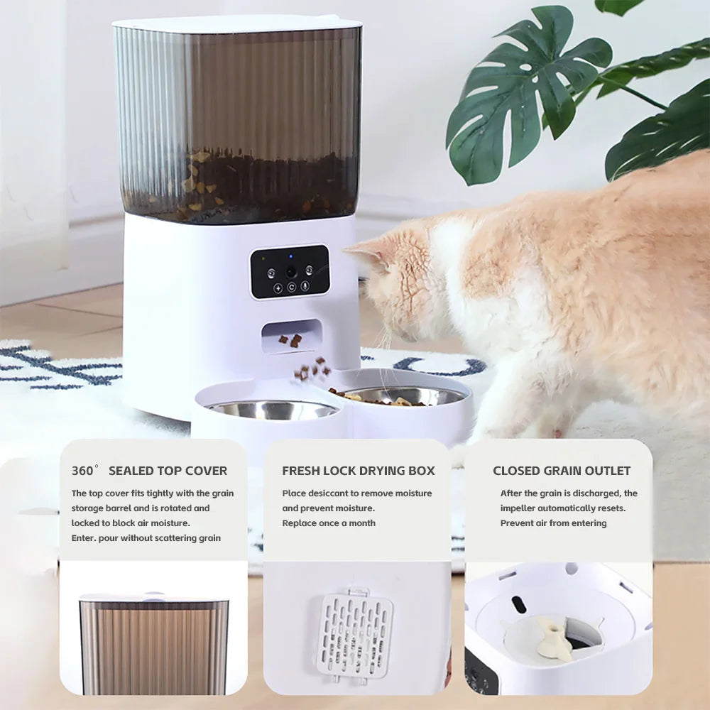Automatic Pet Feeder with Camera