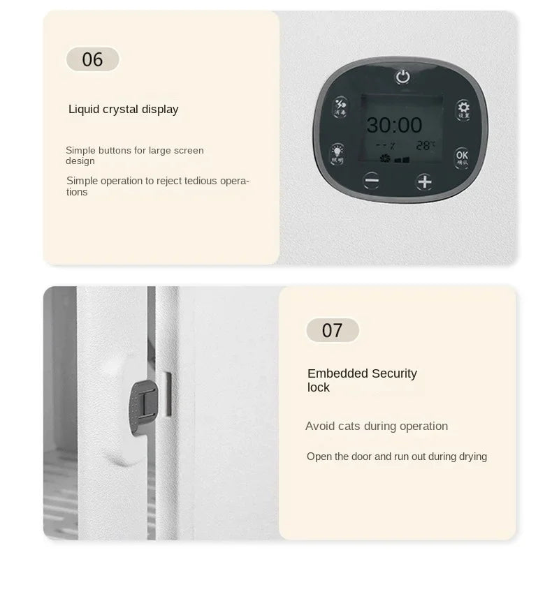 Smart Pet Drying Box Dog and Cat