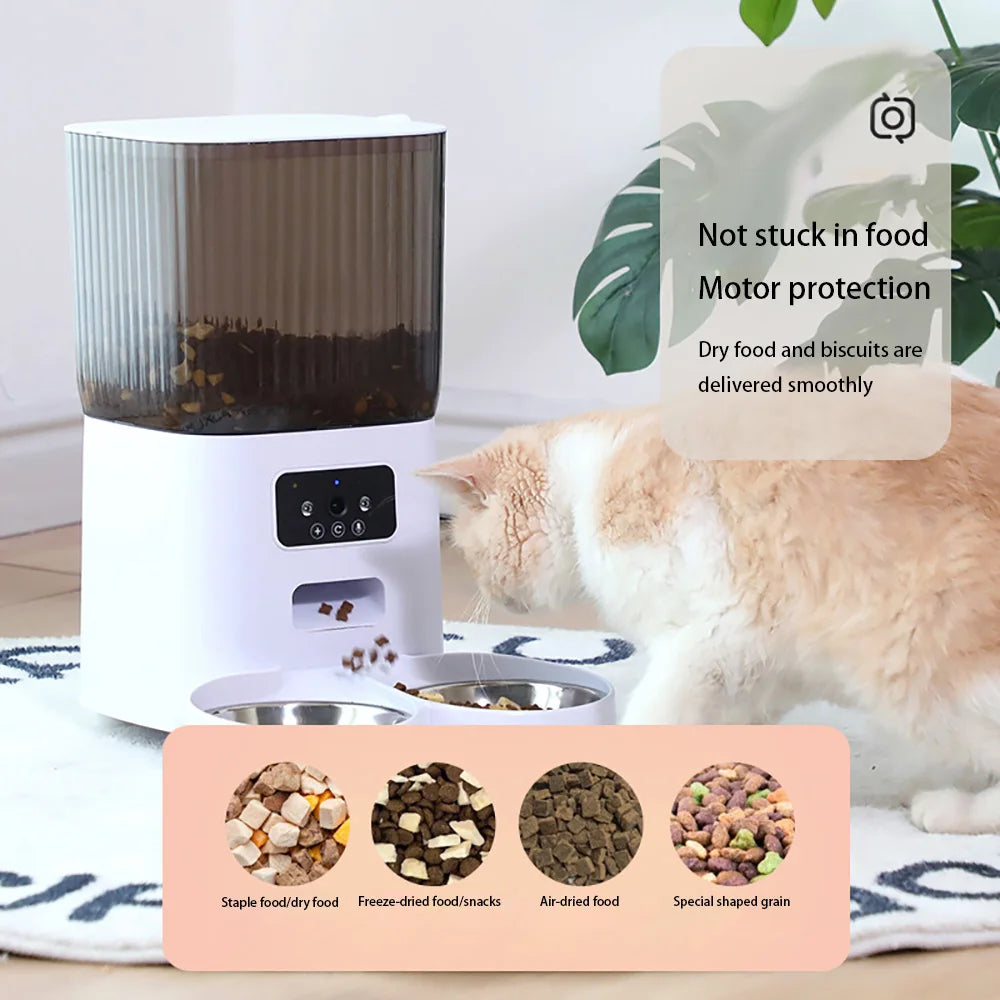 Automatic Pet Feeder with Camera
