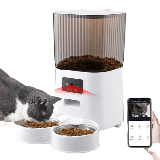 Automatic Cat Feeder with HD Camera and Wifi