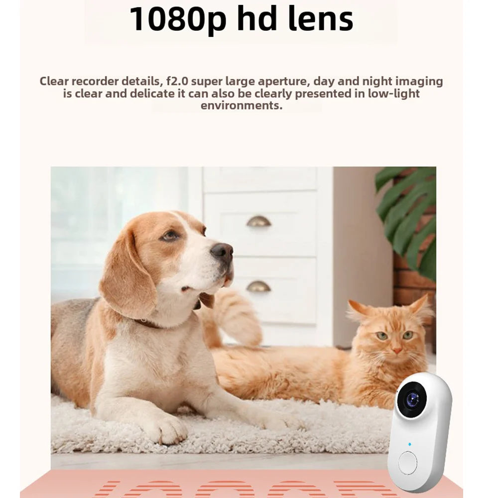 Pet Collar Camera HD 1080P WIFI
