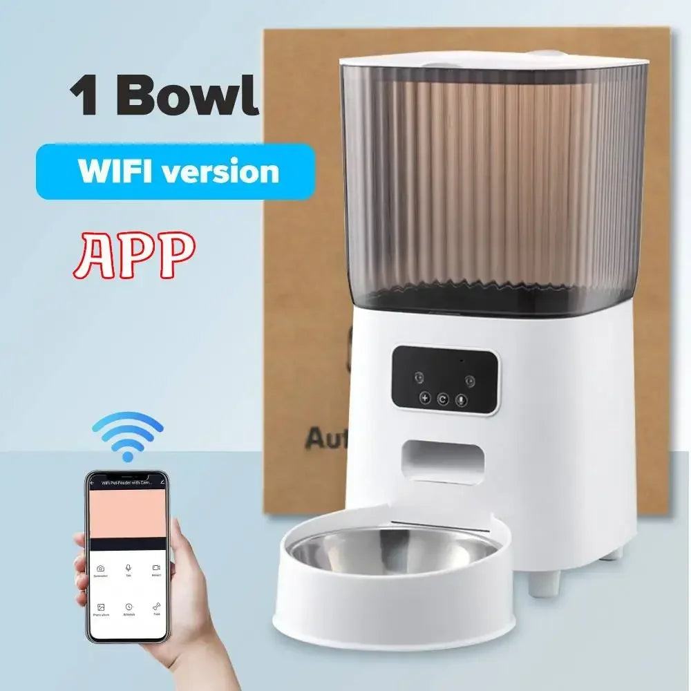 Automatic Cat Feeder with HD Camera and Wifi