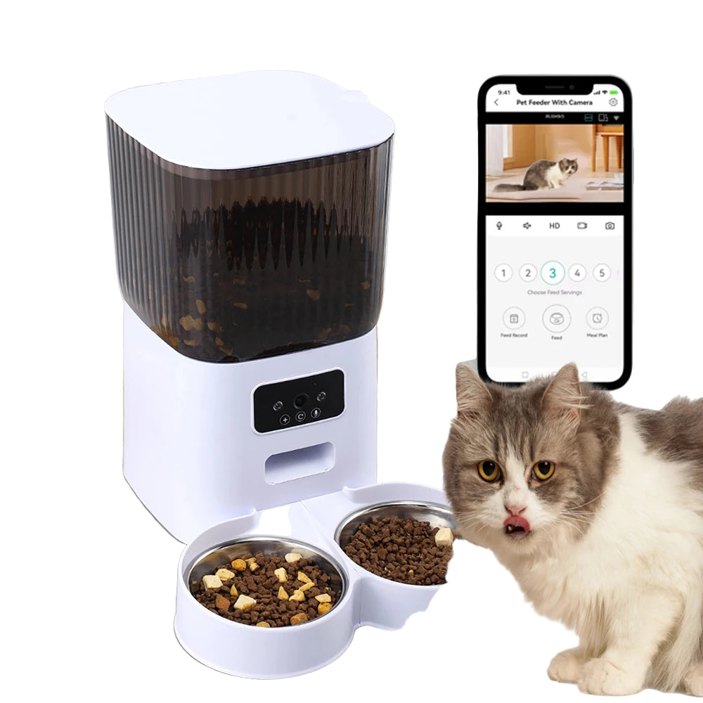 Automatic Pet Feeder with Camera