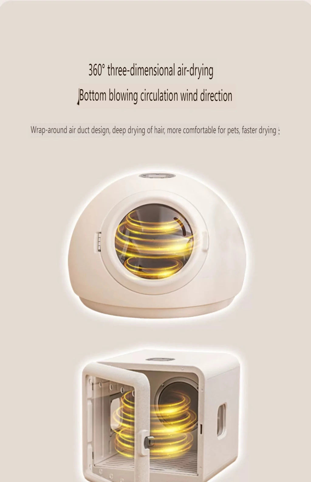 Smart Pet Drying Box Dog and Cat