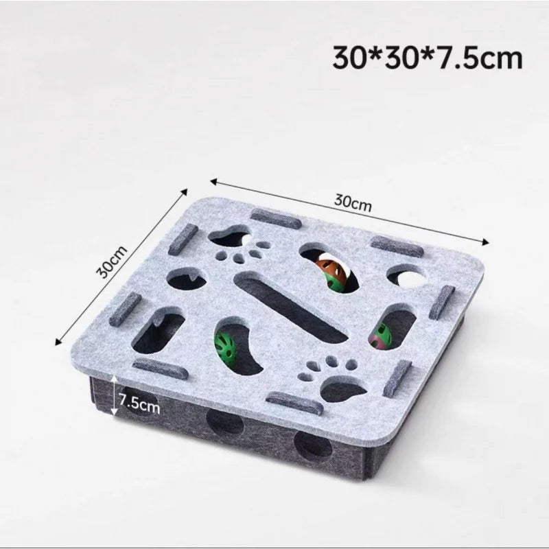Interactive Cat Toy Maze Game Teasing