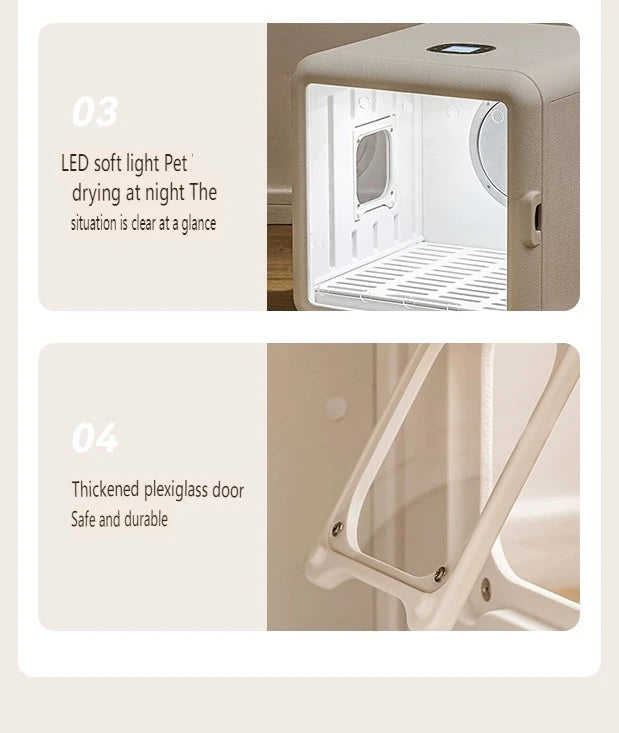 Smart Pet Drying Box Dog and Cat