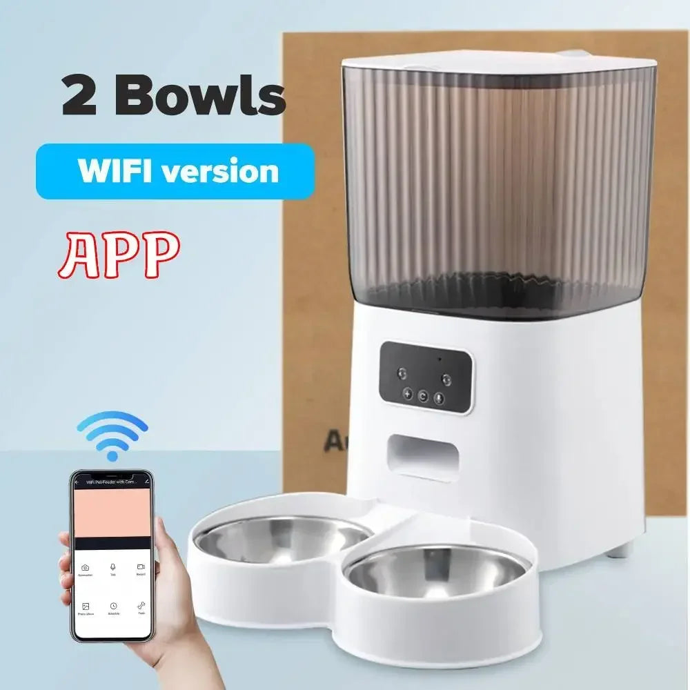 Automatic Cat Feeder with HD Camera and Wifi