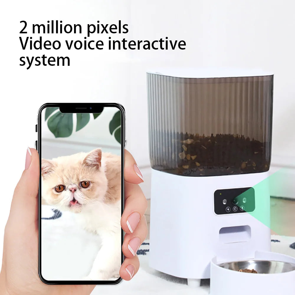 Automatic Pet Feeder with Camera