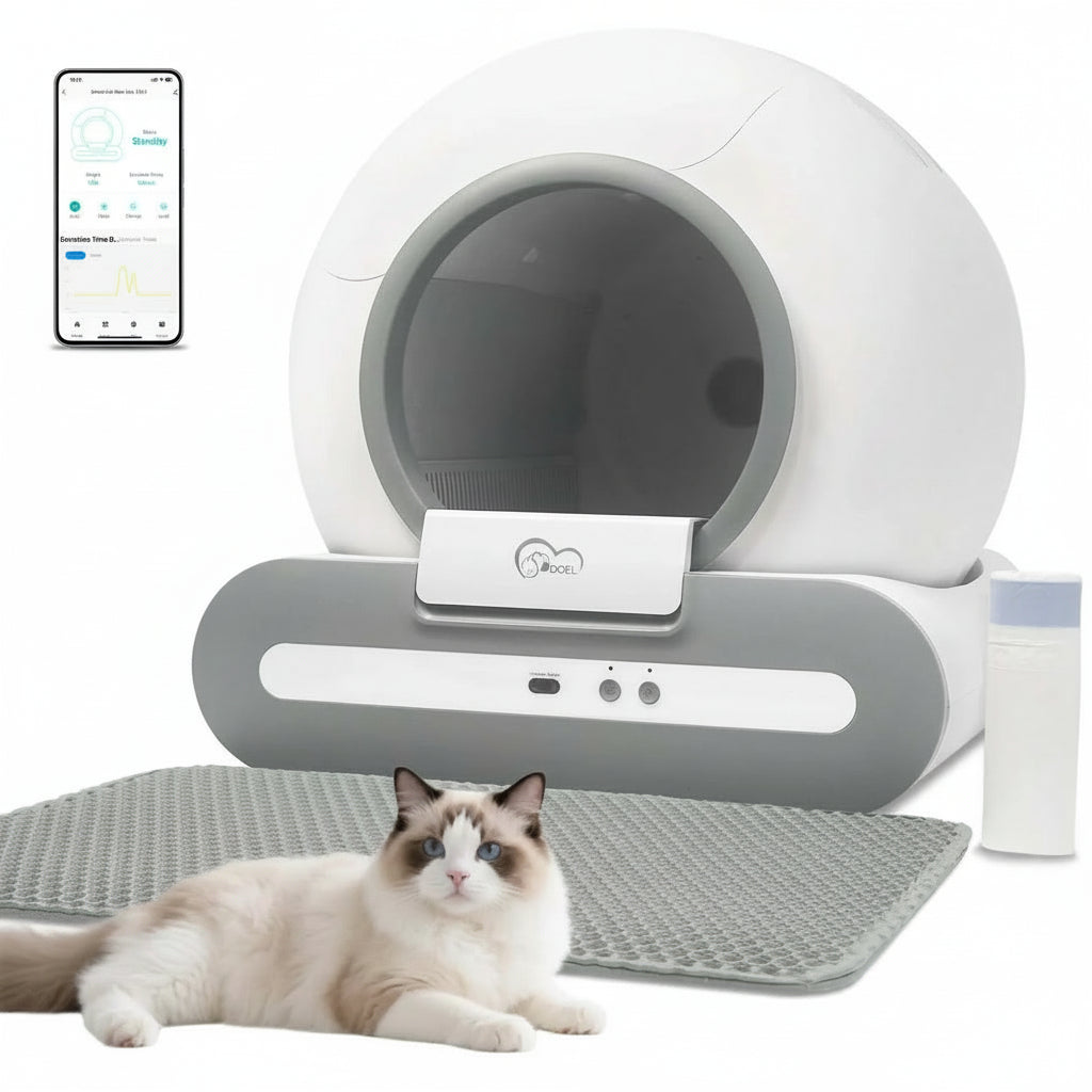 Automatic Self-Cleaning Cat Litter Box