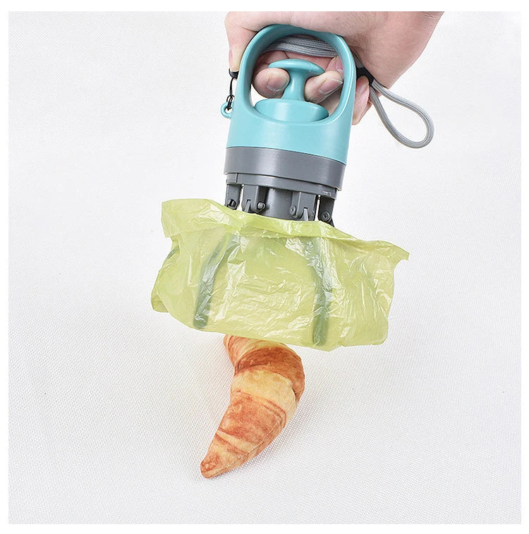 Portable Dog Pooper Scooper with Garbage Bag