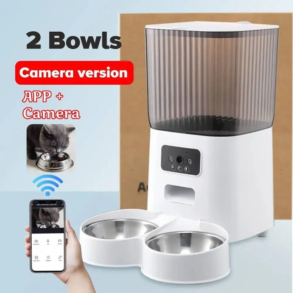 Automatic Cat Feeder with HD Camera and Wifi