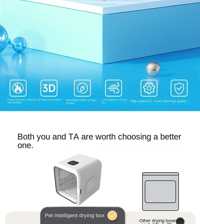 Pet Drying Box Cats and Dogs
