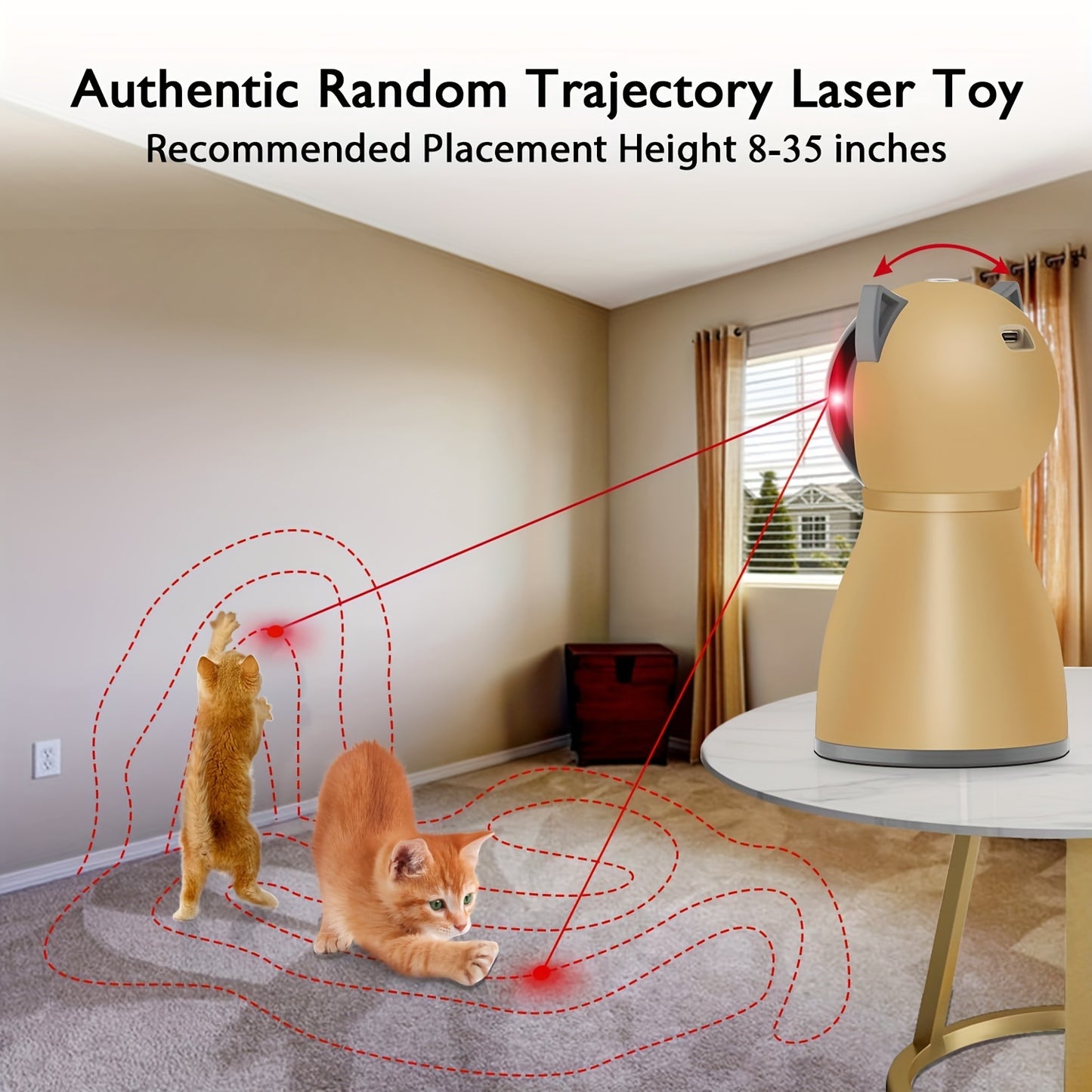 Interactive Automatic Cat Laser Toy