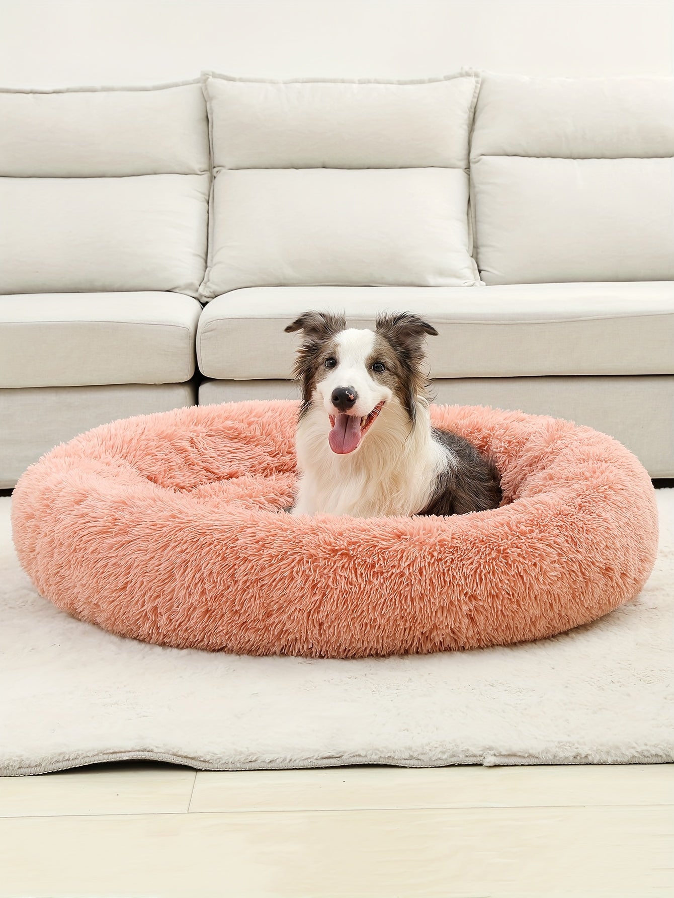 Cozy Fluffy Plush Pet Bed