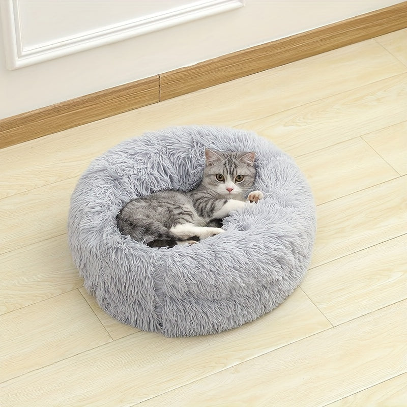 Cozy Fluffy Plush Pet Bed