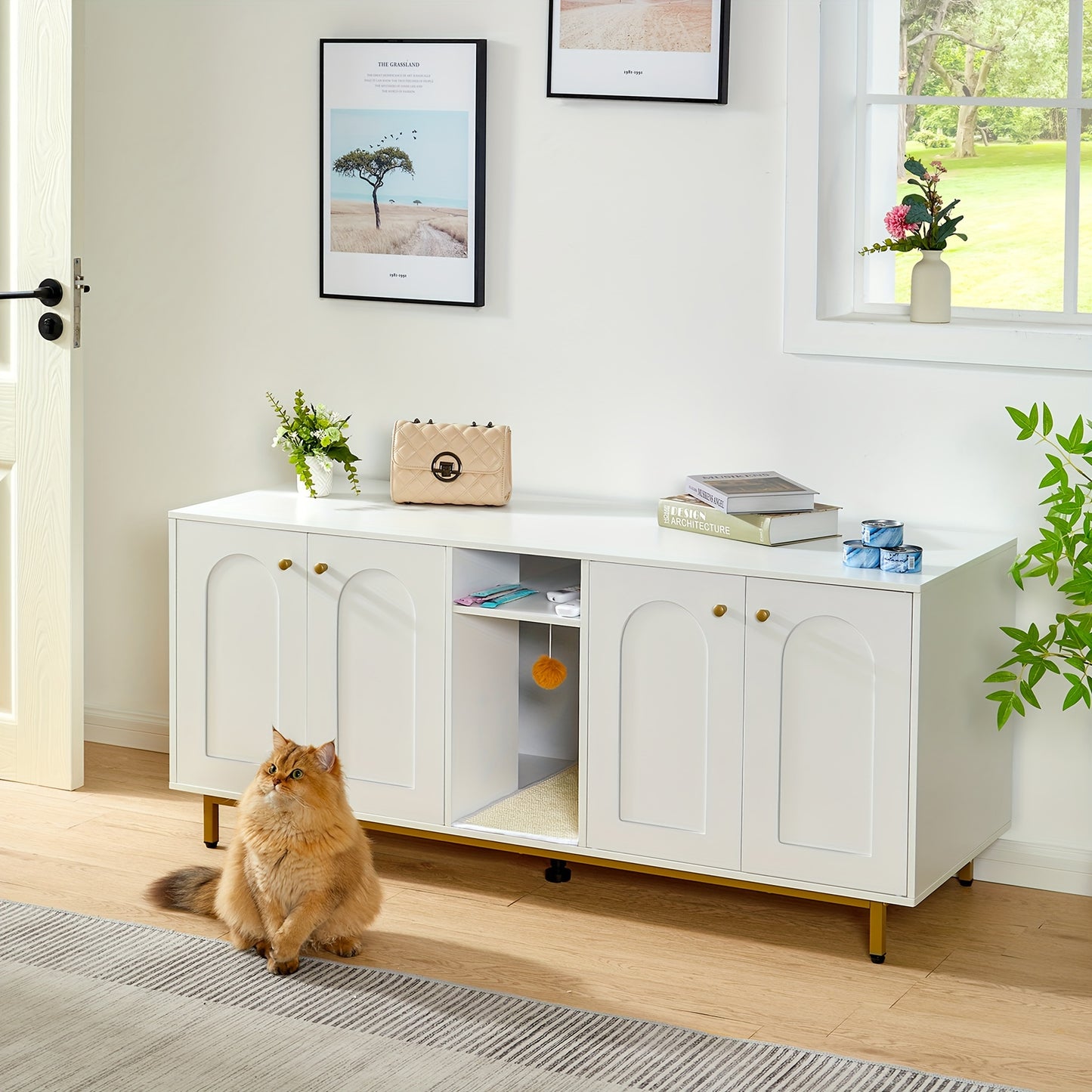 Cat Litter Box Enclosure Furniture