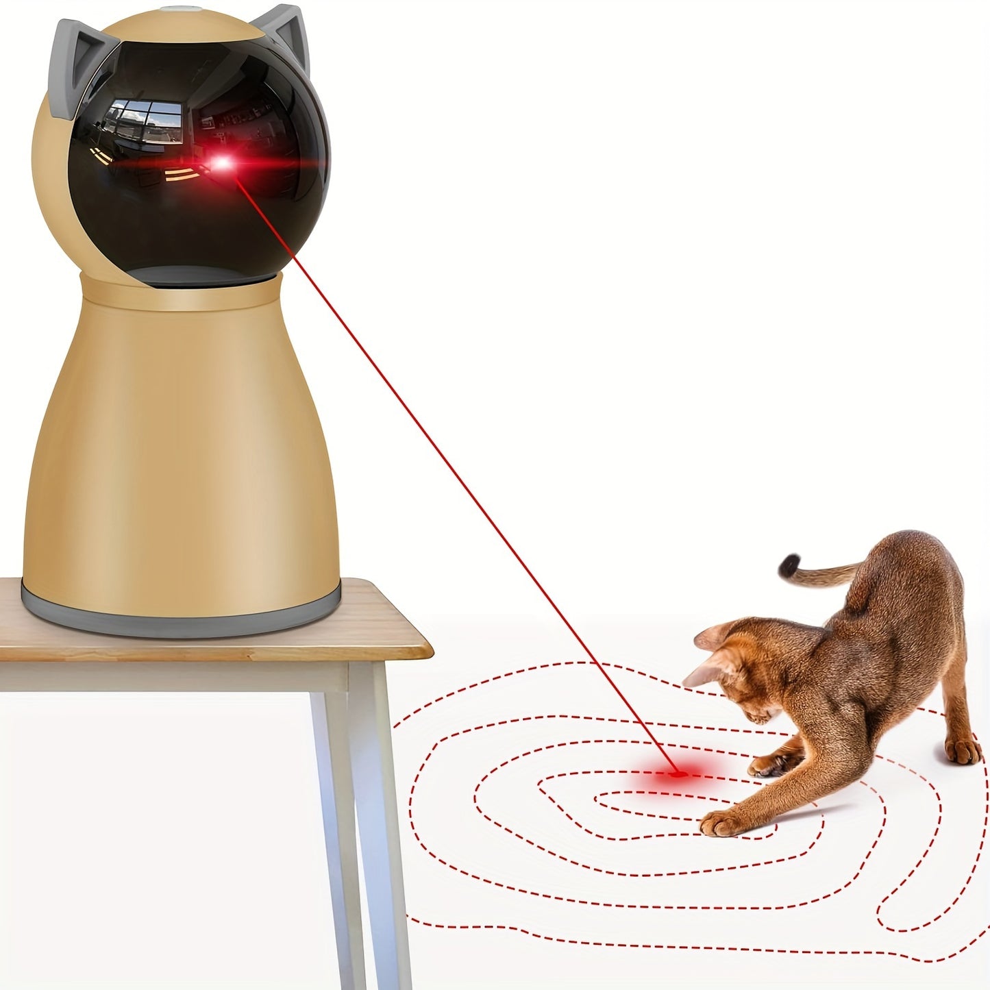 Interactive Automatic Cat Laser Toy