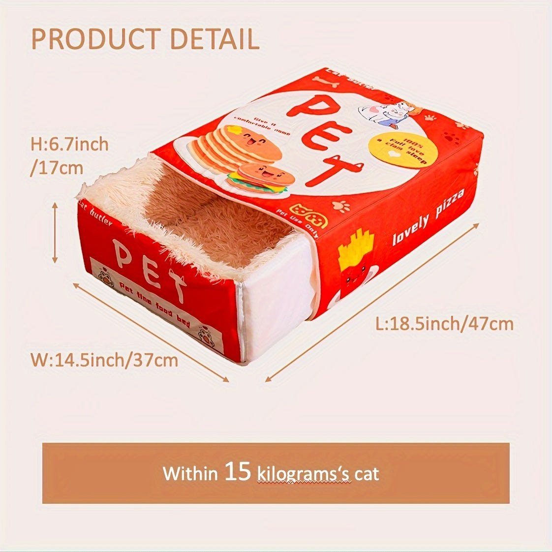 Cat Bed Snack Box Design