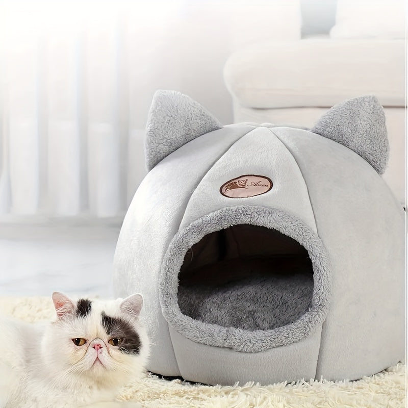 Cozy Kitty Cave Pet Bed