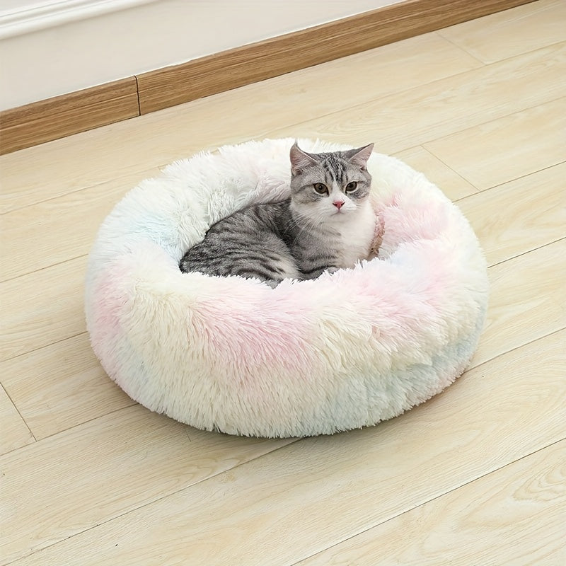 Cozy Fluffy Plush Pet Bed