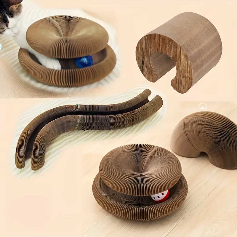 Cat Scratcher Board With Circular Ball