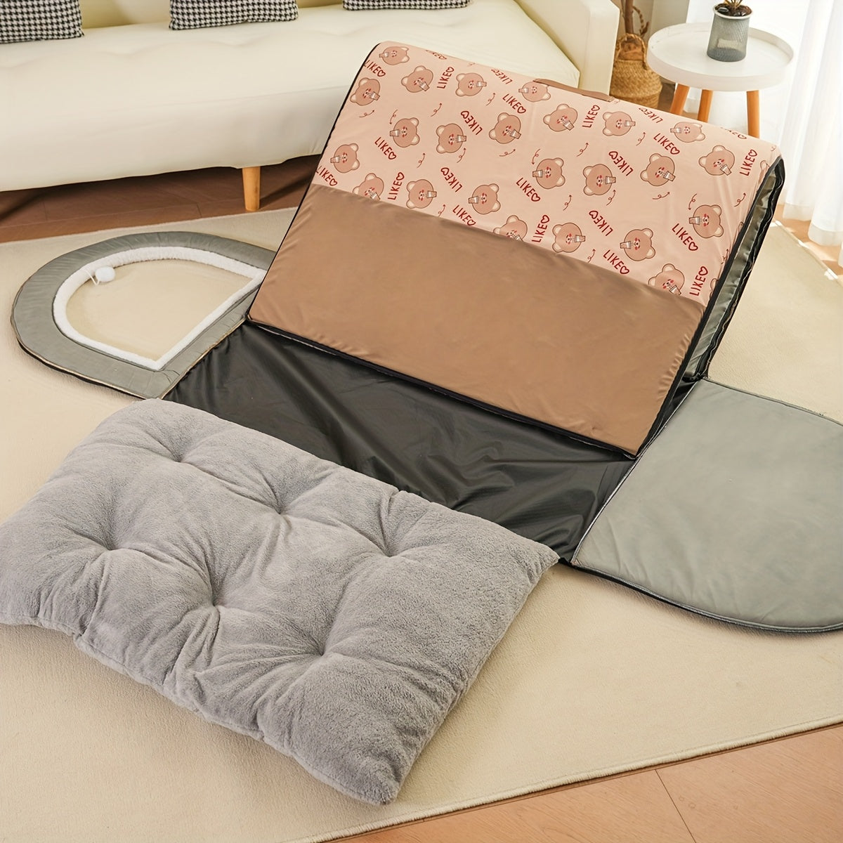 2 in 1 All-Season Cozy Pet Bed
