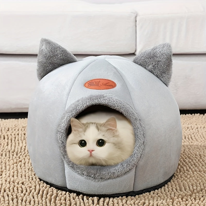 Cozy Kitty Cave Pet Bed