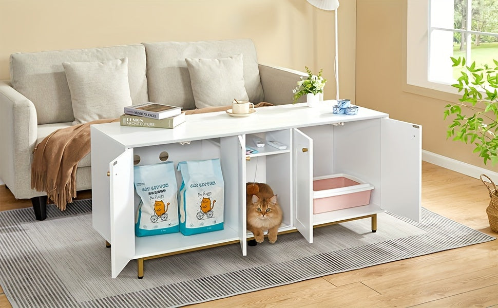 Cat Litter Box Enclosure Furniture