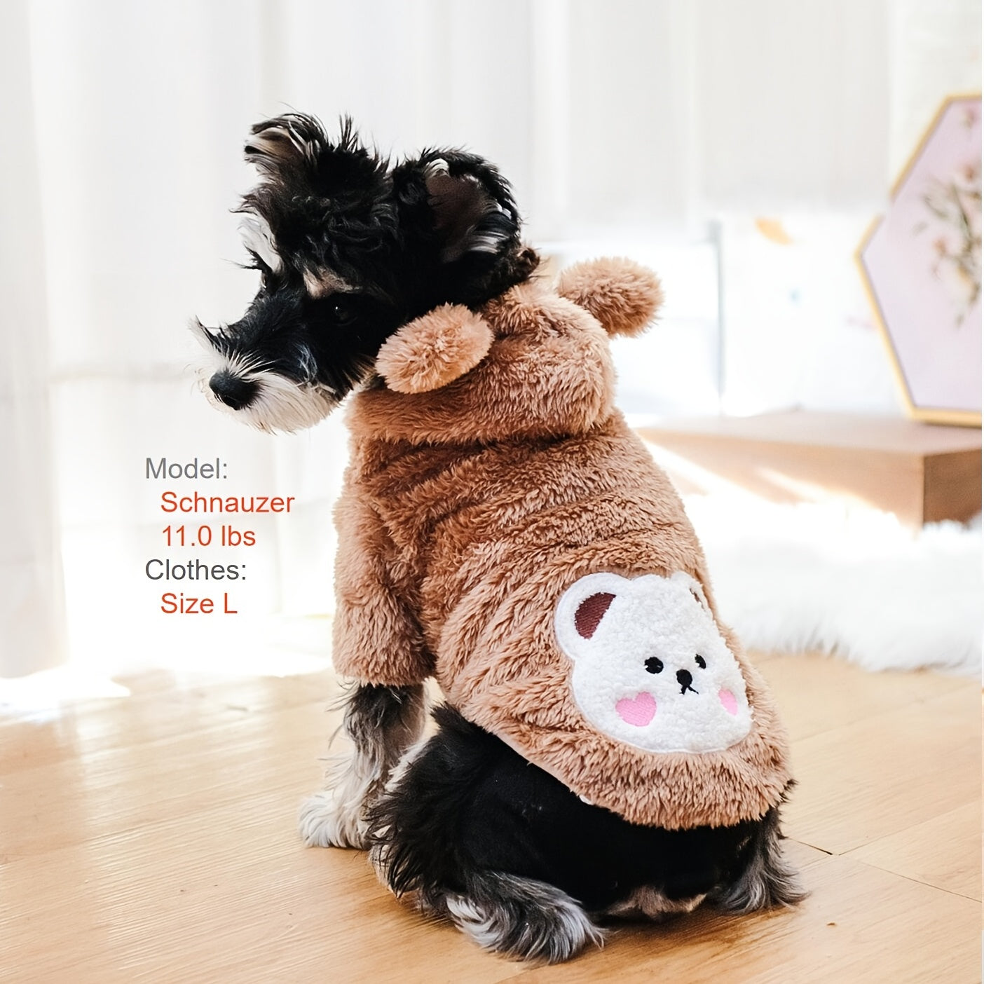 Dog & Cat Pet Bear Costume