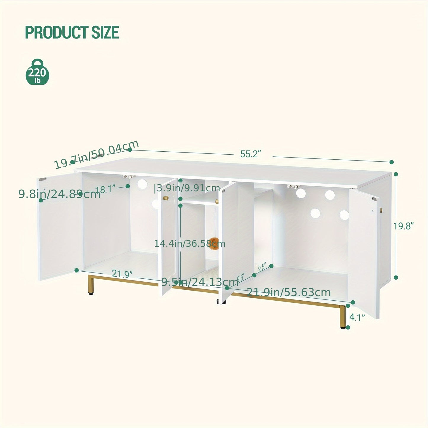 Cat Litter Box Enclosure Furniture