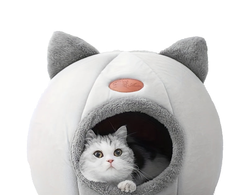 Cozy Kitty Cave Pet Bed