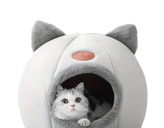 Cozy Kitty Cave Pet Bed